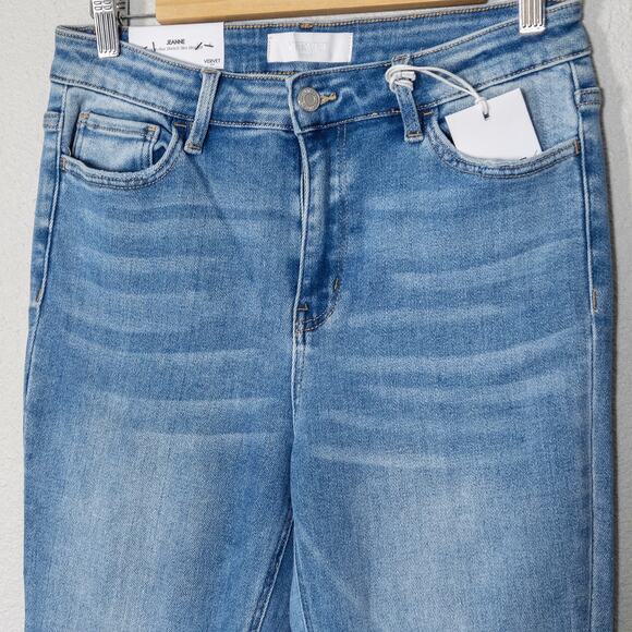 NEW Vervet Women’s Jeanne Jeans Clean Girl Minimalist Capsule High Rise Size 29 - Picture 3 of 10